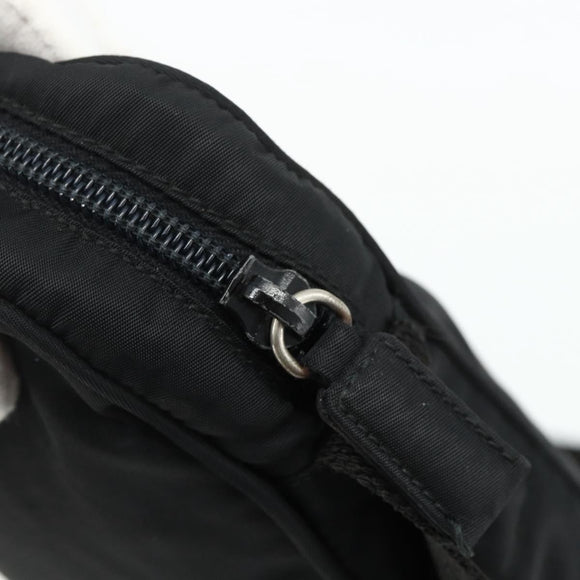 PRADA Sports Shoulder Bag Nylon Black Silver Auth ti3828