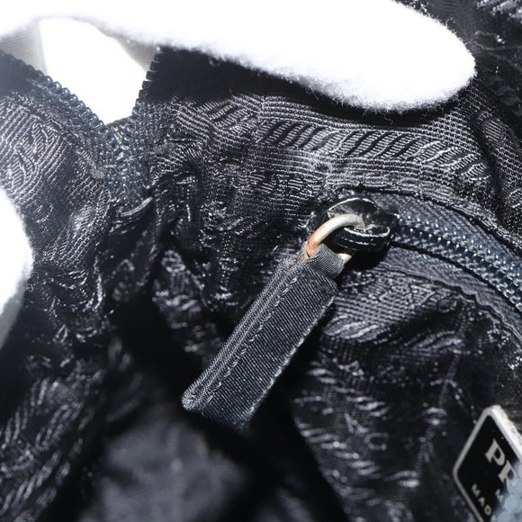 PRADA Sports Shoulder Bag Nylon Black Silver Auth ti3828