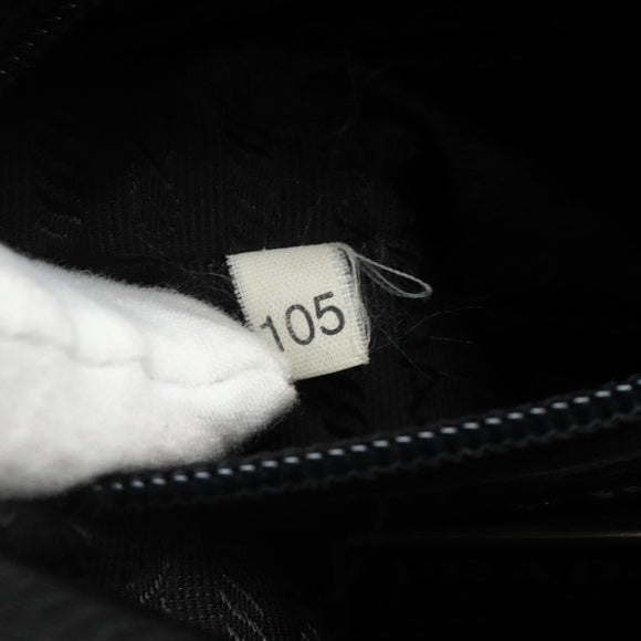 PRADA Sports Shoulder Bag Nylon Black Silver Auth ti3828