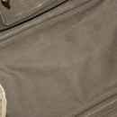 PRADA Canapa MM Hand Bag Canvas 2way Khaki Gold Auth ti3829-11