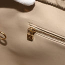 LOUIS VUITTON Monogram Vernis Houston Hand Bag Beige M91004 LV Auth ti3833-20