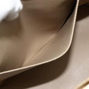 LOUIS VUITTON Monogram Vernis Houston Hand Bag Beige M91004 LV Auth ti3833-22