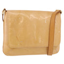 LOUIS VUITTON Vernis Thompson Street Bag Marshmallow Pink M91070 Auth ti3834-1