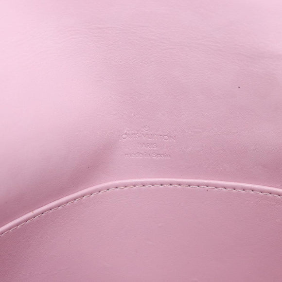 LOUIS VUITTON Vernis Thompson Street Bag Marshmallow Pink M91070 Auth ti3834