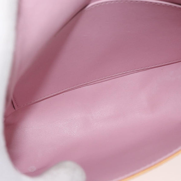 LOUIS VUITTON Vernis Thompson Street Bag Marshmallow Pink M91070 Auth ti3834