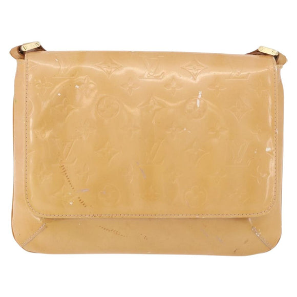 LOUIS VUITTON Vernis Thompson Street Bag Marshmallow Pink M91070 Auth ti3834