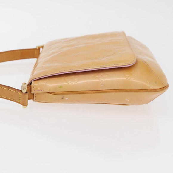 LOUIS VUITTON Vernis Thompson Street Bag Marshmallow Pink M91070 Auth ti3834