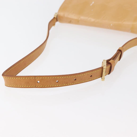 LOUIS VUITTON Vernis Thompson Street Bag Marshmallow Pink M91070 Auth ti3834
