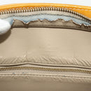 LOUIS VUITTON Monogram Vernis Houston Hand Bag Beige M91004 LV Auth ti3835-15