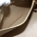LOUIS VUITTON Monogram Vernis Houston Hand Bag Beige M91004 LV Auth ti3835-20