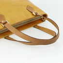 LOUIS VUITTON Monogram Vernis Houston Hand Bag Beige M91004 LV Auth ti3835-7