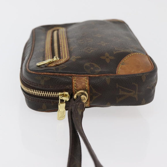 LOUIS VUITTON Monogram Marly Dragonne GM Clutch Bag M51825 LV Auth ti3836