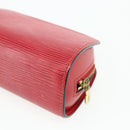 LOUIS VUITTON Epi Dauphine PM Pouch Castilian Red M48447 LV Auth ti3837-15
