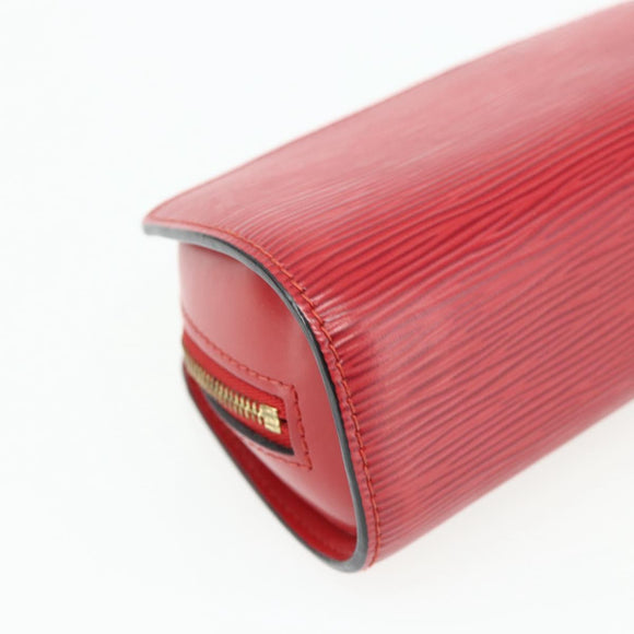 LOUIS VUITTON Epi Dauphine PM Pouch Castilian Red M48447 LV Auth ti3837