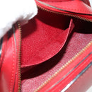 LOUIS VUITTON Epi Dauphine PM Pouch Castilian Red M48447 LV Auth ti3837-11