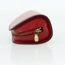 LOUIS VUITTON Epi Dauphine PM Pouch Castilian Red M48447 LV Auth ti3837-3