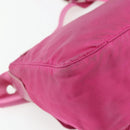 PRADA Shoulder Bag Nylon Pink Silver Auth ti3838-17