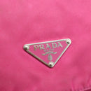 PRADA Shoulder Bag Nylon Pink Silver Auth ti3838-19