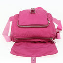 PRADA Shoulder Bag Nylon Pink Silver Auth ti3838-10