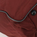 PRADA Sports Boston Bag Nylon Bordeaux Silver Auth ti3840-17