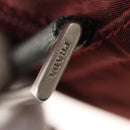 PRADA Sports Boston Bag Nylon Bordeaux Silver Auth ti3840-20