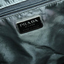 PRADA Sports Boston Bag Nylon Bordeaux Silver Auth ti3840-23