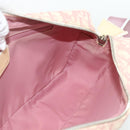 Christian Dior Trotter Canvas Shoulder Bag PVC Pink Silver Auth ti3841-17