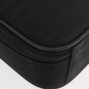 PRADA Business Bag Nylon Black Silver Auth ti3842-9