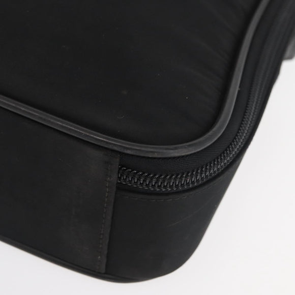 PRADA Business Bag Nylon Black Silver Auth ti3842