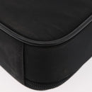 PRADA Business Bag Nylon Black Silver Auth ti3842-16