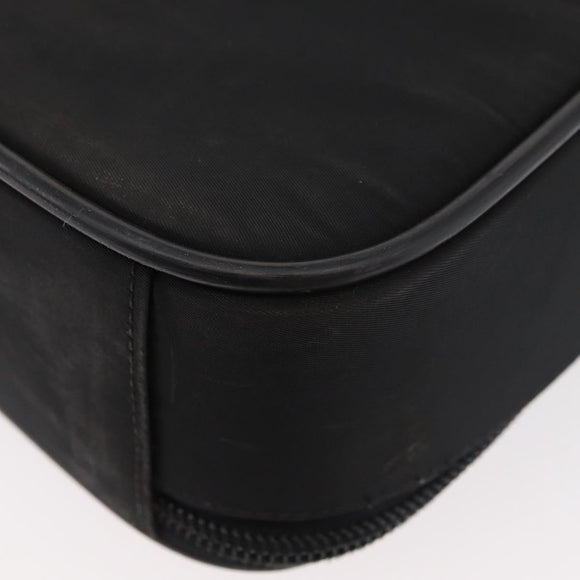 PRADA Business Bag Nylon Black Silver Auth ti3842