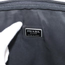 PRADA Business Bag Nylon Black Silver Auth ti3842-18
