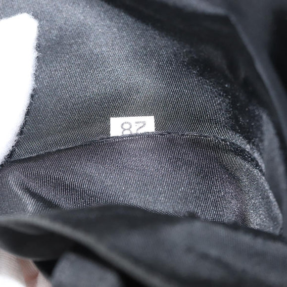 PRADA Business Bag Nylon Black Silver Auth ti3842