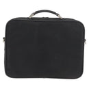 PRADA Business Bag Nylon Black Silver Auth ti3842-2