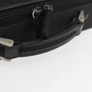PRADA Business Bag Nylon Black Silver Auth ti3842-7