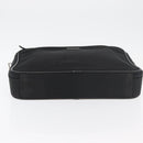 PRADA Business Bag Nylon Black Silver Auth ti3842-5
