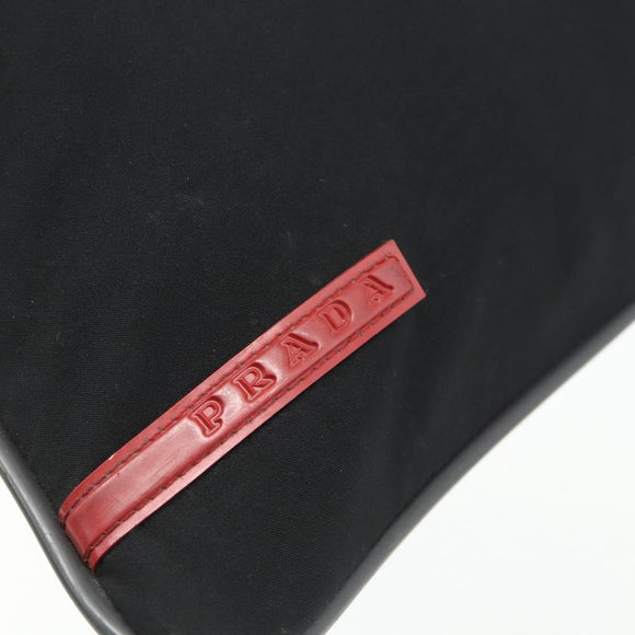 PRADA Sports Hand Bag Nylon Black Auth ti3844