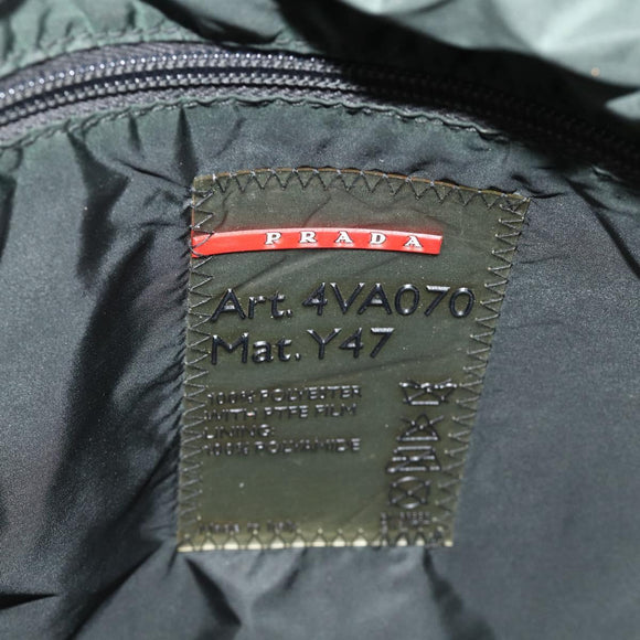 PRADA Sports Hand Bag Nylon Black Auth ti3844