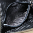 PRADA Sports Shoulder Bag Nylon Khaki Silver Auth ti3845-22