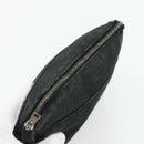 HERMES Bolide Pouch Canvas 2 Set Yellow Brown Auth ti3848-11