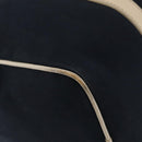FENDI Boston Bag Canvas Navy Silver Auth ti3849-15