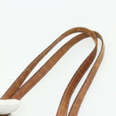 CELINE Macadam Canvas Tote Bag PVC Leather Brown Gold Auth ti3853-8