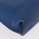 FENDI Shoulder Bag Leather Blue gold Auth ti3855-16