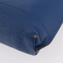 FENDI Shoulder Bag Leather Blue gold Auth ti3855-17