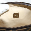 FENDI Zucca Canvas Hand Bag Brown Black Auth ti3856-10