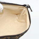 FENDI Zucca Canvas Hand Bag Brown Black Auth ti3856-12