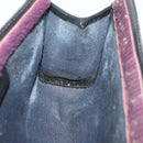 GUCCI GG Supreme Sherry Line Clutch Bag PVC Navy 37 014 2125 Auth ti3859-14