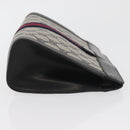GUCCI GG Supreme Sherry Line Clutch Bag PVC Navy 37 014 2125 Auth ti3859-4
