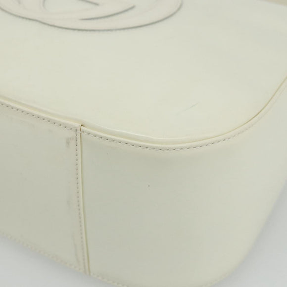 GUCCI Schoudertas Emaille Wit 001 1364 1703 Authentiek ti3860
