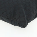GUCCI GG Canvas Tote Bag Black Gold 002 1097 Auth ti3861-10
